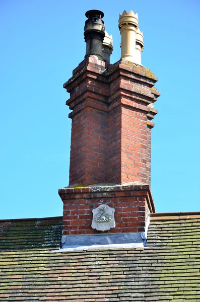 Victorian brick chimney — Stock Photo, Image