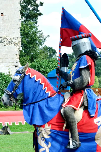 Knight on Horseback — Stock Photo, Image