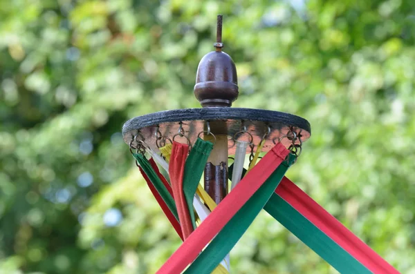 Maypole detail — Stockfoto