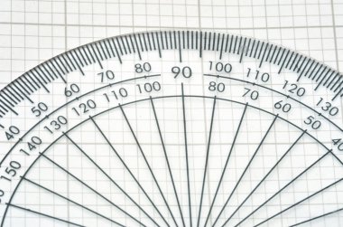 Detail of protractor clipart