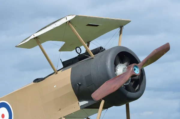 Front of RAF world war one plane — Stock Photo, Image