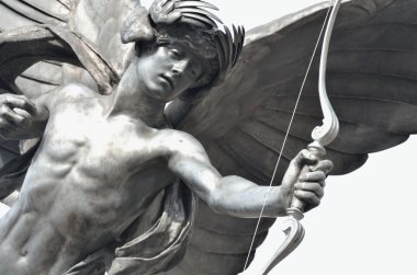 Detail of Eros Statue clipart