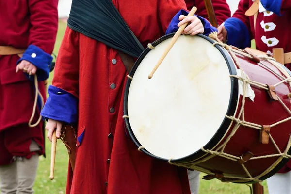 Ceremonial drum outdoors — Stock Photo, Image