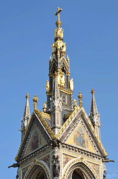 Top of albert memorial hyde park — Stock Photo, Image