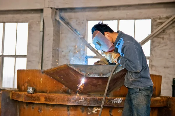 Welding polished — Stock Photo, Image