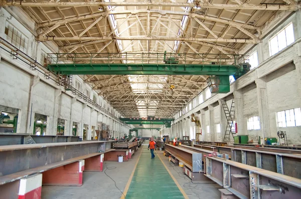 Fabrikkworkshop – stockfoto