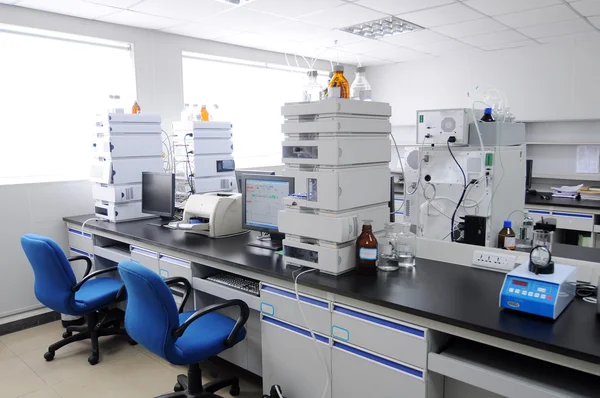 Биохимическая лаборатория — стоковое фото