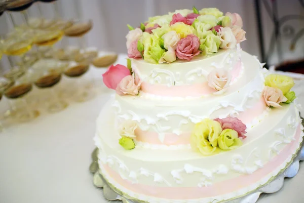 शादी के केक — स्टॉक फ़ोटो, इमेज
