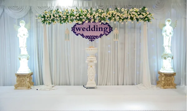 The wedding stage — Stock Photo, Image