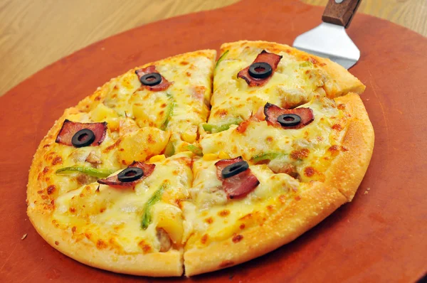 Delicious pizza — Stock Photo, Image