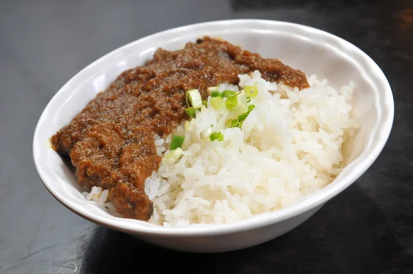 日本牛肉饭 — 图库照片