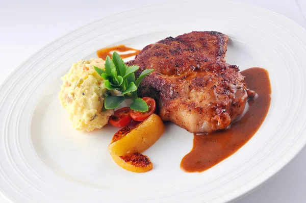 Fried steak — Stock Photo, Image