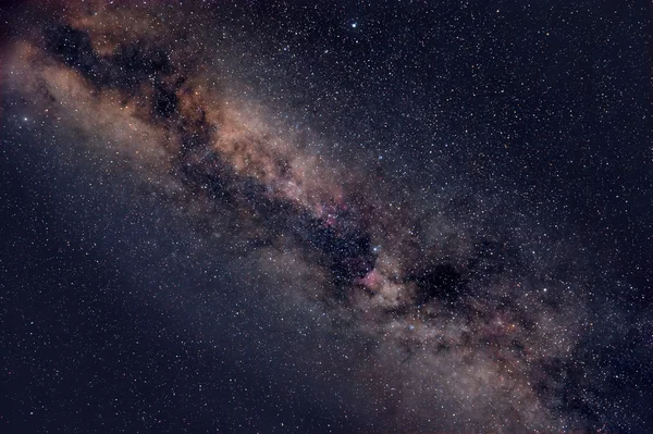 Céu estrelado noite — Fotografia de Stock