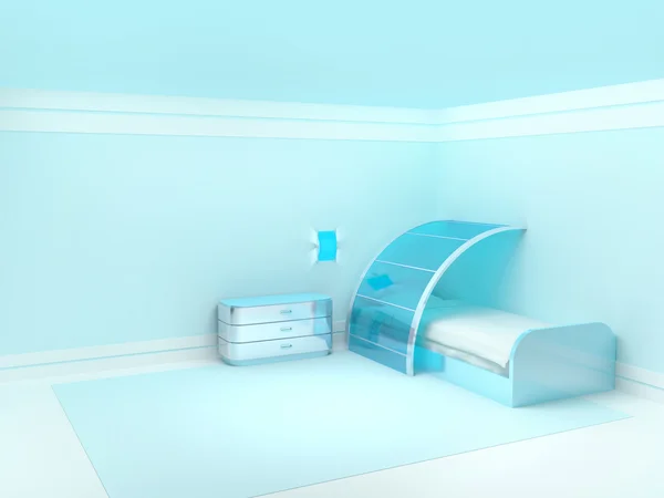 Futuristico bambino camera da letto — Foto Stock