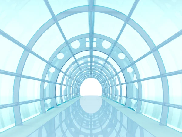 Tunnel futuristico — Foto Stock