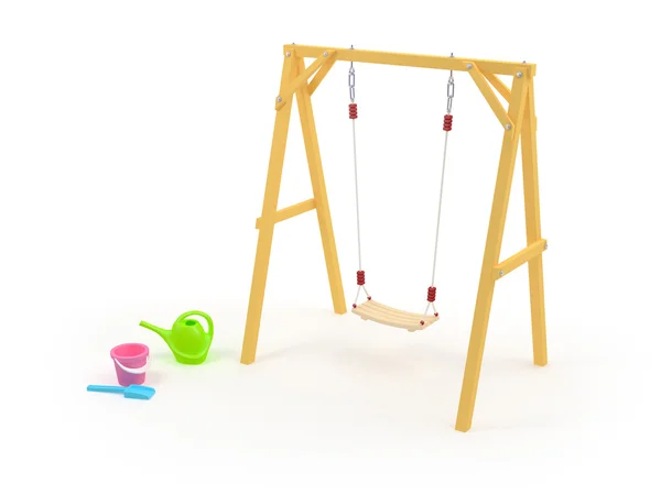 Children's swing — Stock Photo, Image