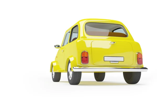 Retro taxi back — Stock Photo, Image