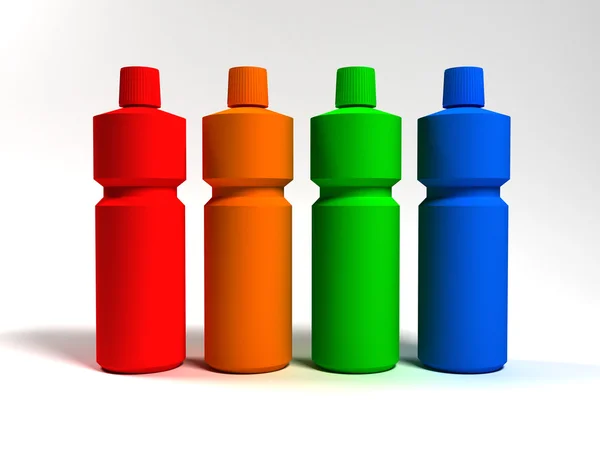 Colorful bottles — Stock Photo, Image