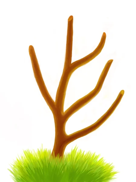 Сюрреалистическое дерево — стоковое фото
