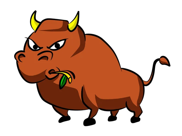 Rozzuřený býk — Stock fotografie