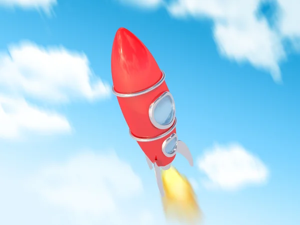 Vintage rocket — Stock Photo, Image