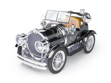 retro 1910 Siyah araba