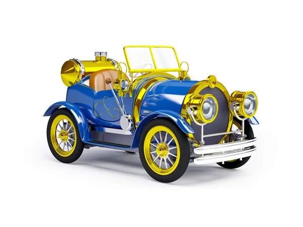 1910 blue retro car — Stock Photo, Image