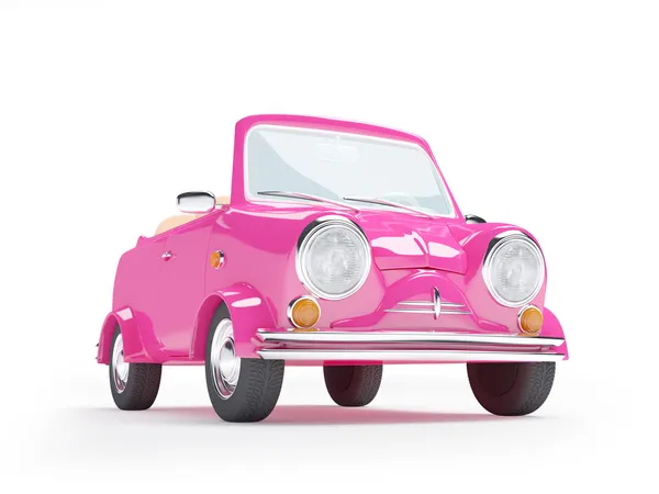 Pink small car — Stock Photo, Image