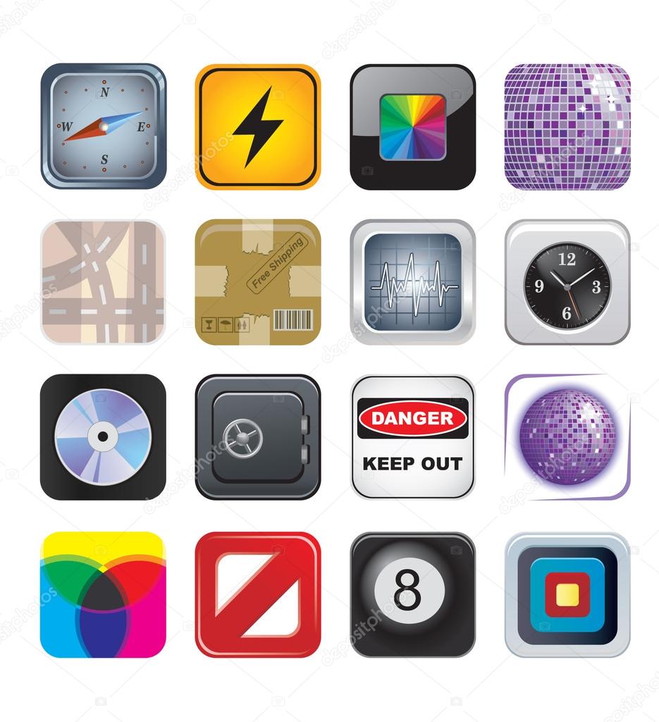 Apps icon set two