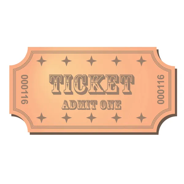 Ticket — Stockvector