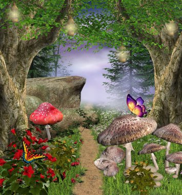 Magic pathway clipart