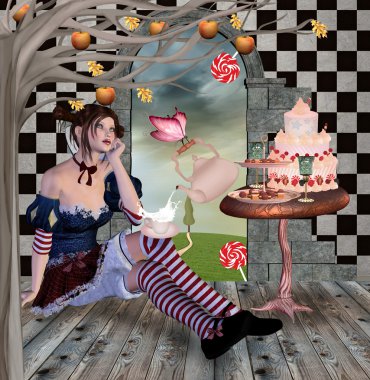 Pamuk Prenses ve temptations Oda