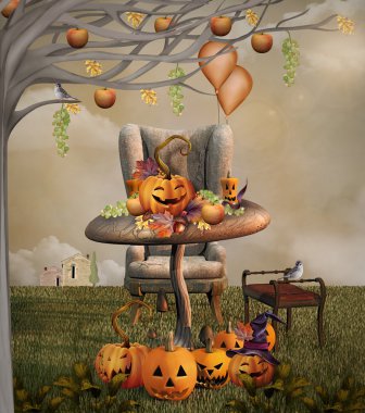 Halloween pumpkins Ziyafet