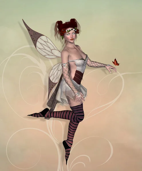 Red fairy — Stock Photo, Image