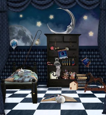 İyi geceler sihirli Oda