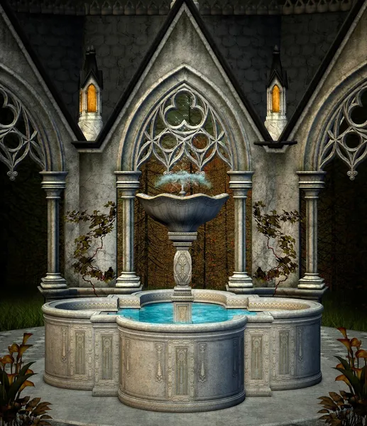 Elf fontein — Stockfoto
