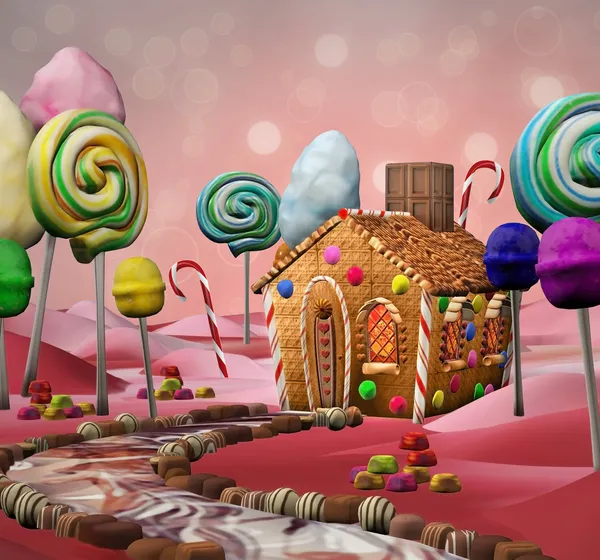 Candy land — Stockfoto