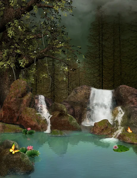 Fantasy lake — Stock Photo, Image