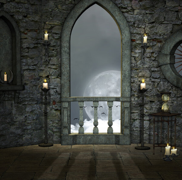 Фон полнолуния
