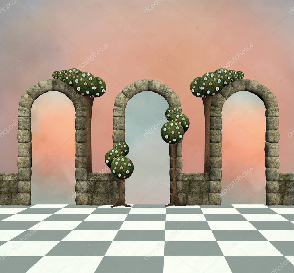 Magic gateway to Wonderland