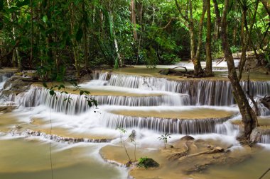 su düşüşü, hua mae kamin seviye 6 kanchanaburi, Tayland