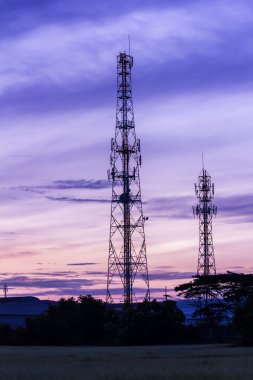 alacakaranlık sabah cep telefonu anten Kulesi