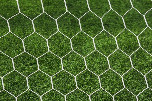 Football goal net — Stock Photo, Image