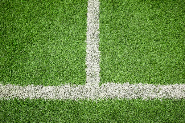 Коннер футбольного поля — стоковое фото
