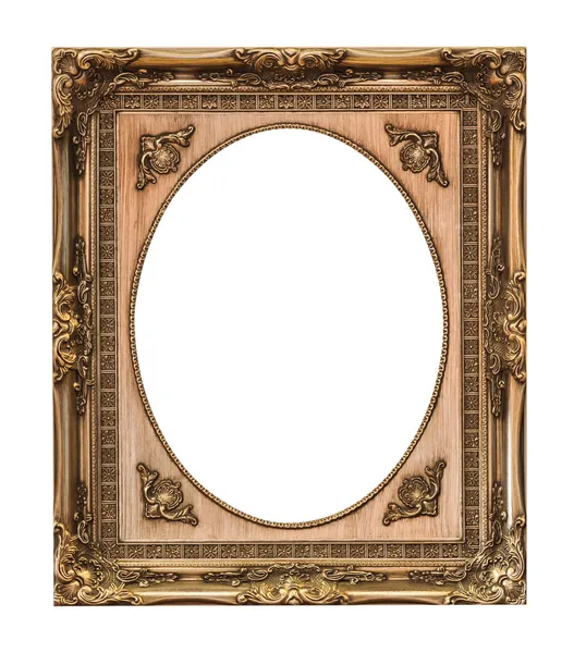 Wooden frame isolated with clipping path — Stock Photo, Image