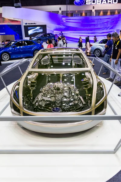 BANGKOK-DEC 03: Subaru BRZ trasparente in mostra in Thailandia In — Foto Stock