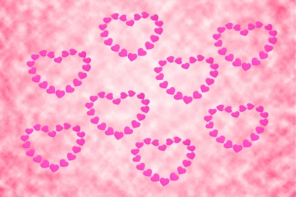 Pink heart background — Stock Photo, Image