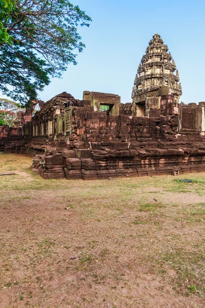 Pimai castelo, parque histórico e castelo antigo na Tailândia — Fotografia de Stock