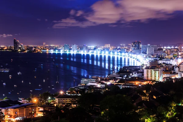 Pattaya city adlı sabah kuş bakışı manzaralar