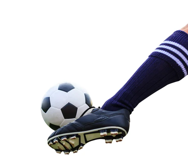 izole kırpma yolu ile tekme futbol topu ayak
